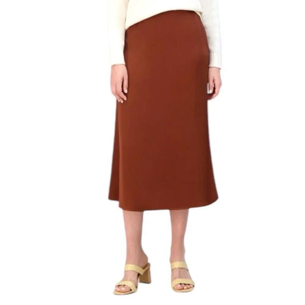 French Connection Women's Satin Skirt Size XXL